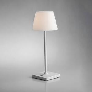 Eco-Light Lampada LED tavolo accu Jammin con dimmer, bianco