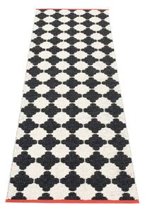 Passatoia da interno/esterno bianca e nera 70x225 cm Marre Black Coral – Pappelina