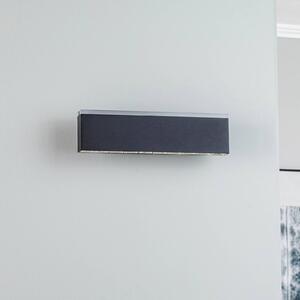 Lucande Henner applique LED, nero, 30 cm