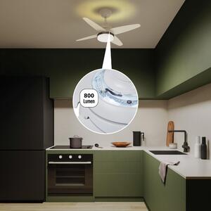 Ventilatore da soffitto Vicen, bianco , D. 91 cm, con telecomando INSPIRE
