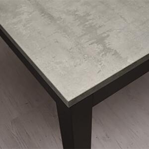 HYPERION - tavolo da pranzo allungabile colore cemento cm 80 x 120/170 x 77 h