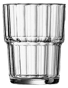 Pratico e robusto bicchiere of impilabile in vetro infrangibile resistente agli urti, grande capacità di stoccaggio in pochissimo spazio
