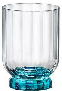 Bormioli Rocco Florian Lucent Blue Bicchiere Rocks & White Russian 30 cl Set 6 Pezzi
