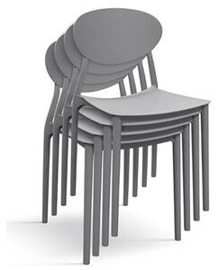 ALTAIR - sedia moderna in polipropilene cm 50 x 53 x 81 h