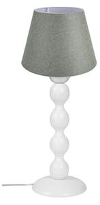 Lampada da tavolo LAGUNAH372638 con paralume verde e base bianca