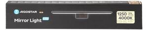 Aigostar - Illuminazione per specchio da bagno LED/12W/230V 4000K 60 cm IP44 nero