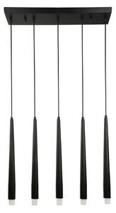 Lampadario nero Agusta – Squid Lighting