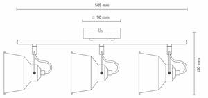 Plafoniera LED 3xE14/8W/230V