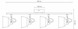 Plafoniera LED 4xE14/8W/230V