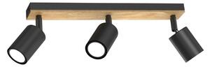 Faretto TULON 3xGU10/8W/230V nero/quercia
