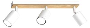 Faretto TULON 3xGU10/8W/230V bianco/quercia