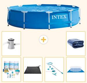 Piscina autoportante rettangolare - 305x76 cm - 7 pezzi - Modello S20418
