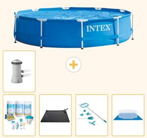 Piscina autoportante rettangolare - 366x76 cm - 6 pezzi - Modello S21004