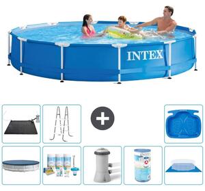 Piscina autoportante rettangolare - 366x76 cm - 9 pezzi - Modello S31591