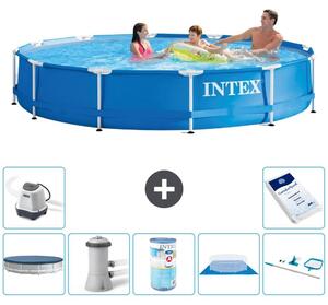 Piscina autoportante rettangolare - 366x76 cm - 8 pezzi - Modello S31568