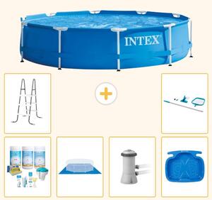 Piscina autoportante rettangolare - 366x76 cm - 7 pezzi - Modello S21011