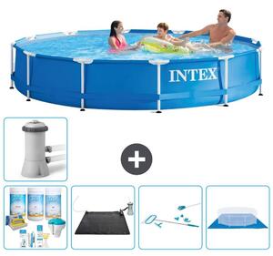 Piscina autoportante rettangolare - 366x76 cm - 6 pezzi - Modello S21004