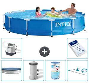 Piscina autoportante rettangolare - 366x76 cm - 7 pezzi - Modello S41565
