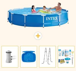 Piscina autoportante rettangolare - 366x76 cm - 5 pezzi - Modello S22471
