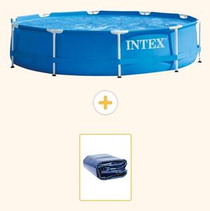 Piscina autoportante rettangolare - 366x76 cm - in 2 parti - modello S21331