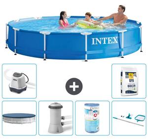 Piscina fuori terra a struttura - 366x76 cm - 7 pezzi - Modello S41567