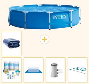 Piscina autoportante rettangolare - 366x76 cm - 6 pezzi - Modello S20441