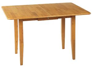 Tavolo da pranzo allungabile in legno chiaro 90/120 x 60 cm con cassetto Beliani