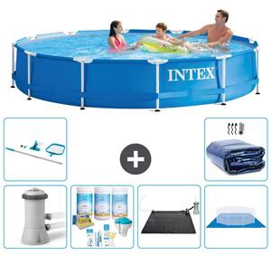 Piscina autoportante rettangolare - 366x76 cm - 7 pezzi - Modello S20477