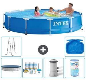 Piscina fuori terra a struttura - 366x76 cm - 7 pezzi - Modello S41558