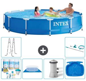 Piscina autoportante rettangolare - 366x76 cm - 7 pezzi - Modello S21011