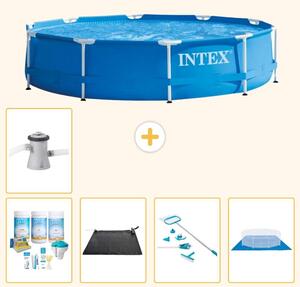 Piscina autoportante rettangolare - 305x76 cm - 6 pezzi - Modello S20994