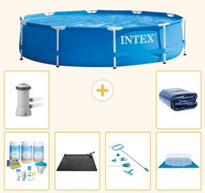 Piscina autoportante rettangolare - 366x76 cm - 7 pezzi - Modello S20438