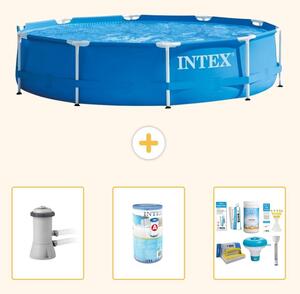 Piscina fuori terra a struttura - 366x76 cm - 4 pezzi - Modello S22458