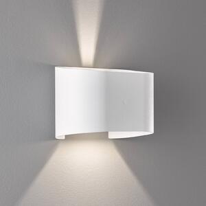 FISCHER & HONSEL Applique LED Wall, 2 luci, rotonda, bianco