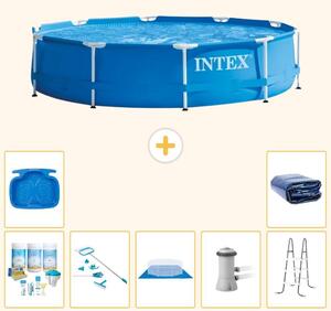 Piscina autoportante rettangolare - 366x76 cm - 8 pezzi - Modello S20446