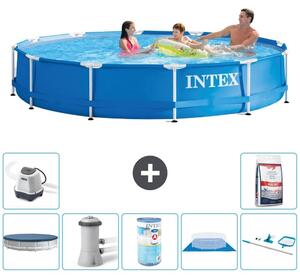 Piscina autoportante rettangolare - 366x76 cm - 8 pezzi - Modello S31569