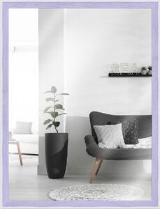 Specchio da parete MendeFrames H080 in legno viola 10x10 cm