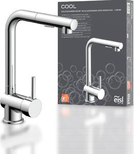 Rubinetto da cucina eisl con spray per lavastoviglie, rubinetto estraibile da cucina cromato