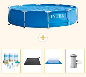 Piscina autoportante rettangolare - 366x76 cm - 5 pezzi - Modello S21006