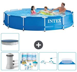Piscina autoportante rettangolare - 366x76 cm - 6 pezzi - Modello S20472