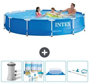 Piscina autoportante rettangolare - 366x76 cm - 5 pezzi - Modello S21027