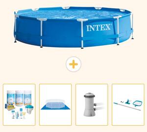 Piscina autoportante rettangolare - 366x76 cm - 5 pezzi - Modello S21007