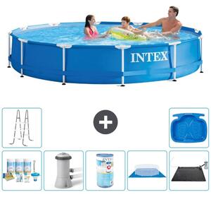 Piscina autoportante rettangolare - 366x76 cm - 8 pezzi - Modello S41595