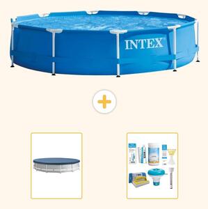 Piscina autoportante rettangolare - 366x76 cm - 3 pezzi - Modello S22455