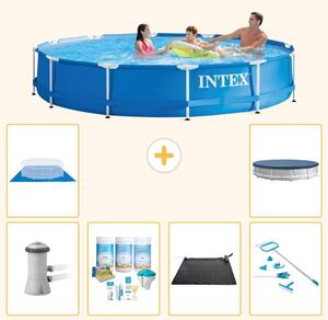 Piscina autoportante rettangolare - 366x76 cm - 7 pezzi - Modello S20468