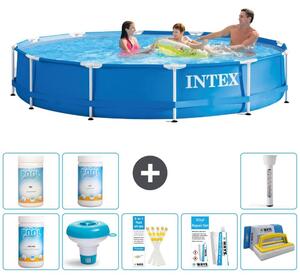 Piscina autoportante rettangolare - 366x76 cm - 9 pezzi - Modello S43221