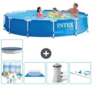 Piscina fuori terra a struttura - 366x76 cm - 6 pezzi - Modello S20431