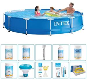 Piscina autoportante rettangolare - 366x76 cm - 11 pezzi - Modello S43251