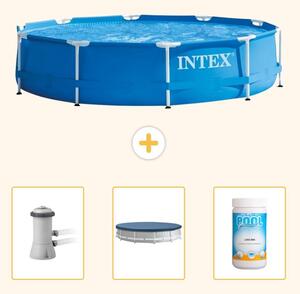 Piscina fuori terra a struttura - 366x76 cm - 4 pezzi - Modello SCB75