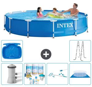 Piscina autoportante rettangolare - 366x76 cm - 7 pezzi - Modello S21032